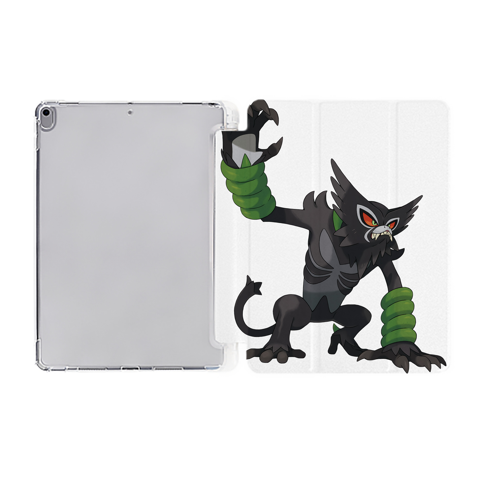 （画像用） ポケットモンスター Pokémon IPad ケース ペン収納付き 三つ折りスタンド PUレザー×シリコン 対応機種9.5/10.5/10.9インチ
